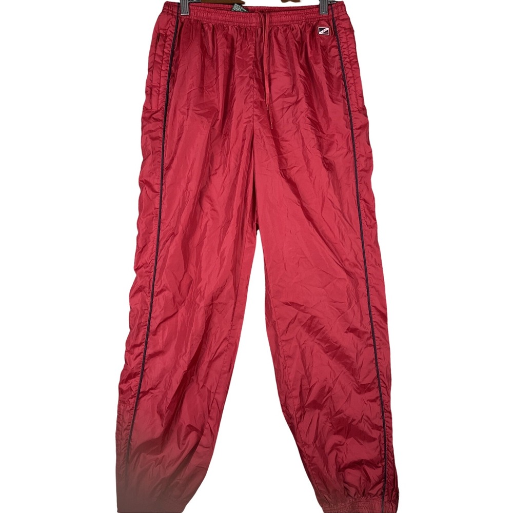 Lauren Ralph Lauren Wind Pants Mens Medium Polyester Red Lightweight Running Jog